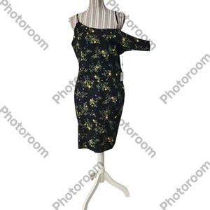 Laundry By ShellSegal LA Woman Floral Off-Shoulder SpagettiStrap Mini Dress S 16